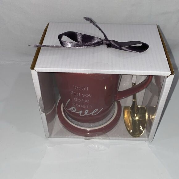 New View Gifts Sip Or Sow Garden Mug & Flower Pot Let All You Do Be Done In Love - Picture 9 of 12